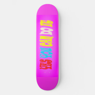 SKATEBOARD SÍ LO HACEN CON ÉXITO ALENTAR GRÁFICOS DE MENSAJES