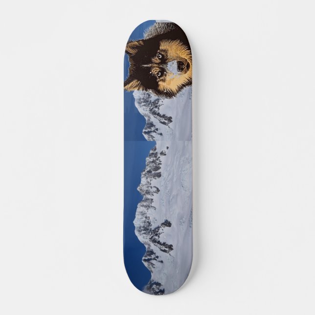 Skateboard Siberian Husky (Anverso )