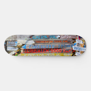 Skateboard Signo de distancia