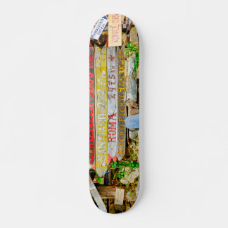 Skateboard Signo de distancia