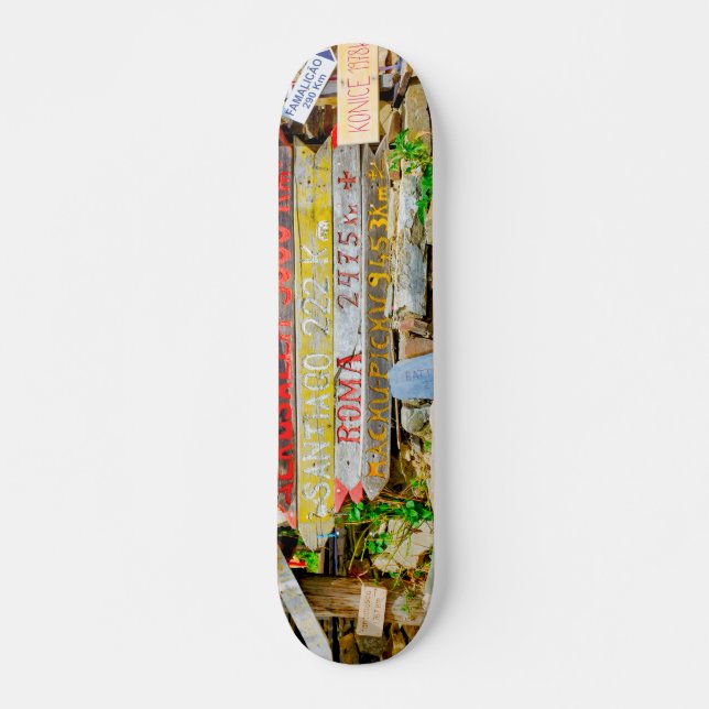 Skateboard Signo de distancia (Anverso )