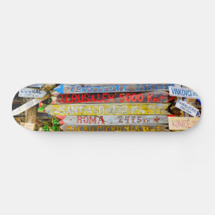 Skateboard Signo de distancia