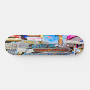 Skateboard Signo de distancia