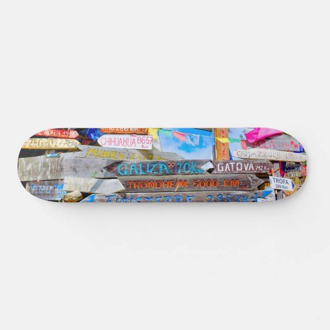 Skateboard Signo de distancia (Horz)