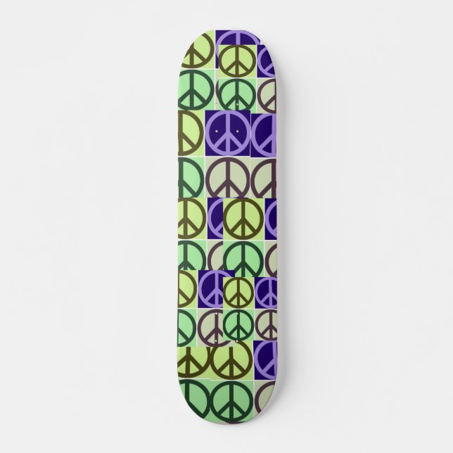 Skateboard Signo de paz (Anverso )