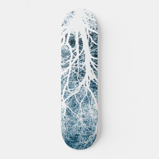 Skateboard Silhouette de árbol (Anverso)