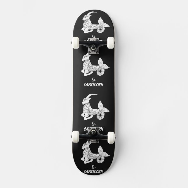 Skateboard Silhouette de Capricorn (Anverso)