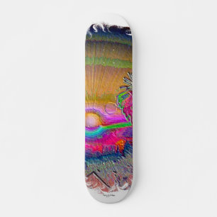 Skateboard Silverlake Sunset 1 oval, firma artística