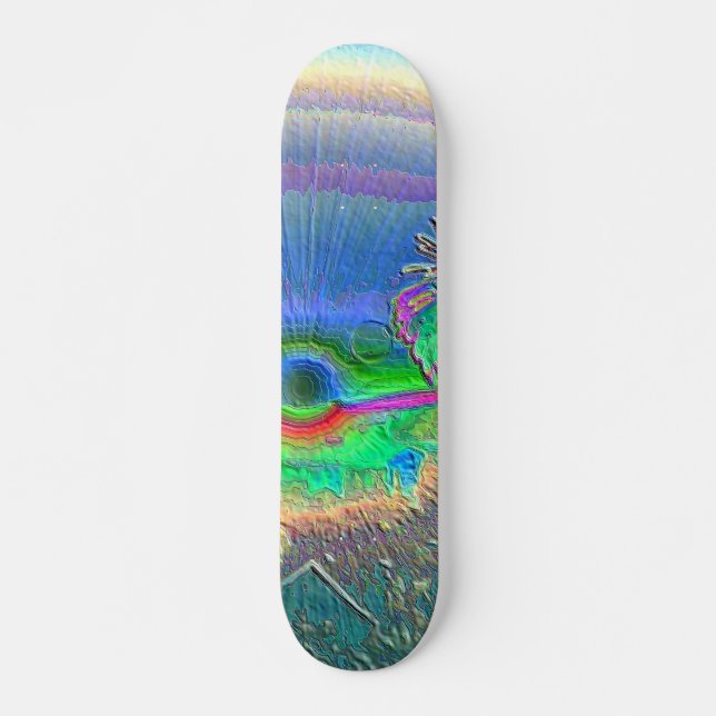 Skateboard Silverlake Sunset Negativo (Anverso )