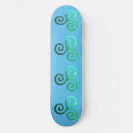 Skateboard Símbolo celta de la época de Emerald Triskele