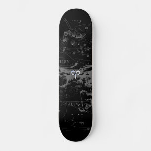 Skateboard Símbolo cromado como Aries Zodiac en Hevelius 1690