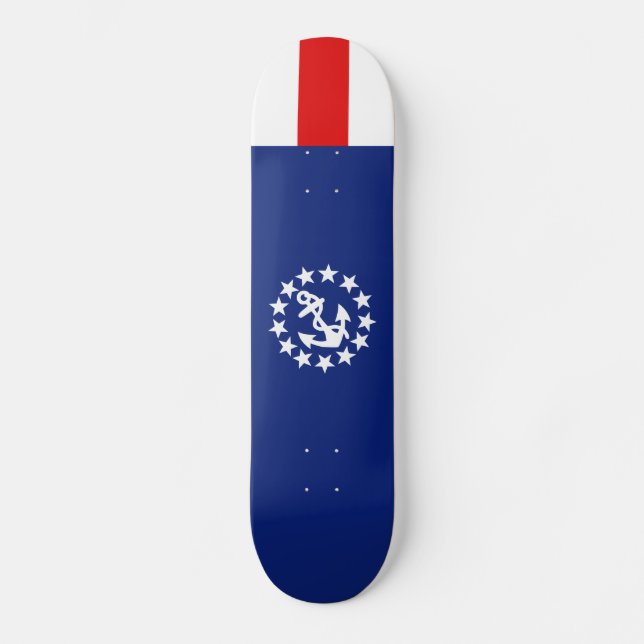 Skateboard Símbolo de bandera náutica estadounidense (Anverso)