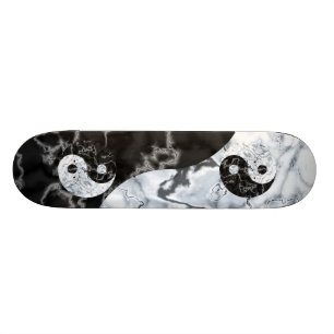 Skateboard Símbolo de Marble Yin Yang