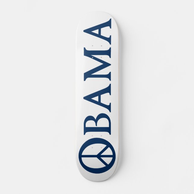 Skateboard Símbolo de paz de Obama (Anverso)