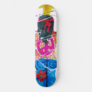 Skateboard Símbolo de paz hippie genial