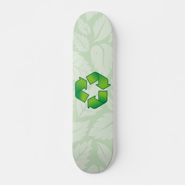 Skateboard Símbolo de reciclaje (Anverso )