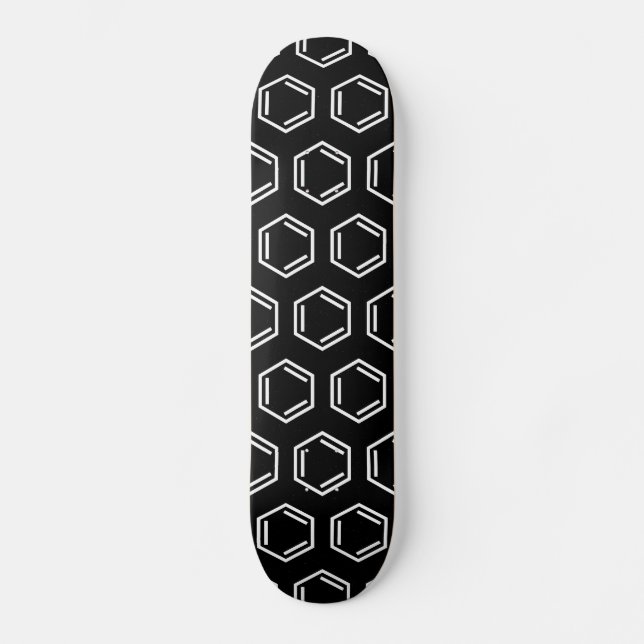 SKATEBOARD SÍMBOLO DEL ANILLO DE BENZENE (Anverso)