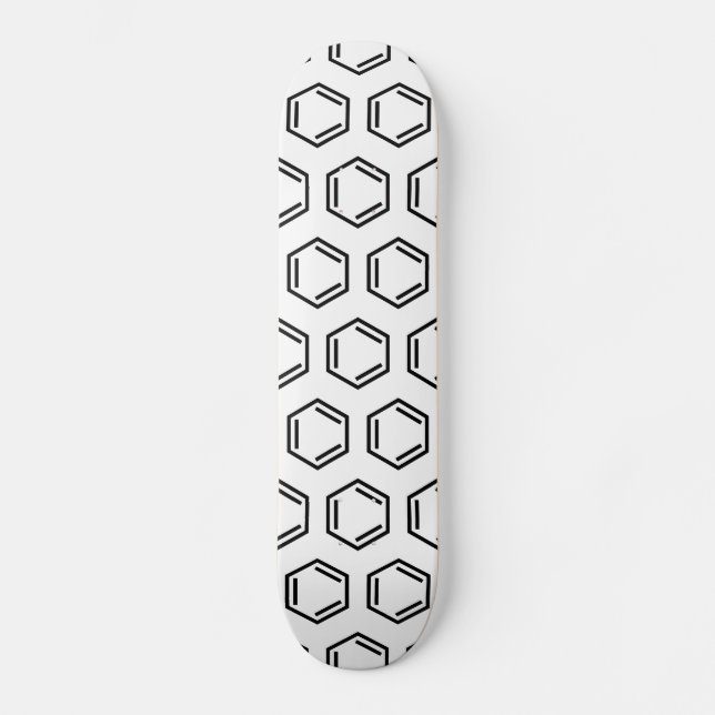 SKATEBOARD SÍMBOLO DEL ANILLO DE BENZENE (Anverso)