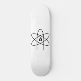 Skateboard Símbolo del ateísmo (Emblema de Átomo)
