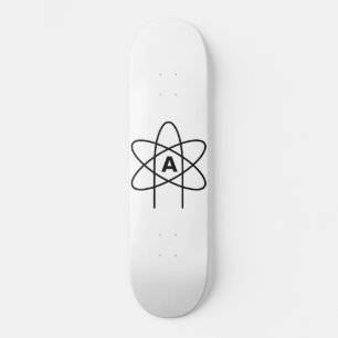 Skateboard Símbolo del ateísmo (Emblema de Átomo)