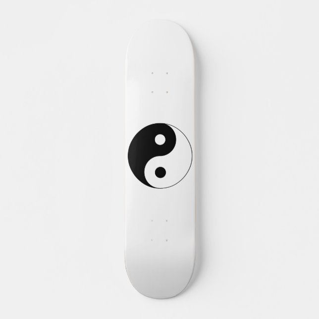 Skateboard Símbolo Yin Yang espiritual (Anverso )