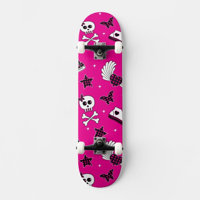 Skateboard Símbolos de Emo (Anverso)