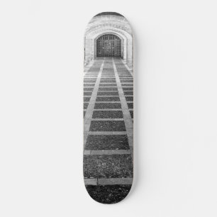 Skateboard Simetría en blanco y negro