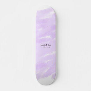 Skateboard simple minimal añade tu nombre boda personalizada