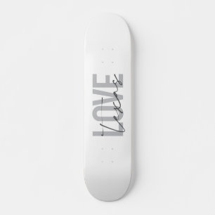 Skateboard Simple, moderno, urbano, genial diseño Amor Texas