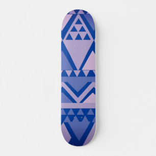 Skateboard Simple Trama de arte tribal violeta