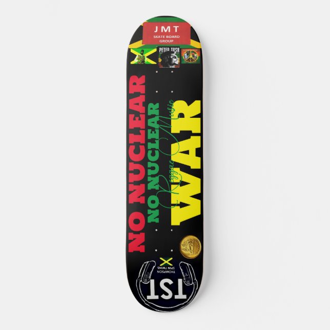 Skateboard SIN GUERRA NUCLEAR JMT JAM 8 Placa de patinaje de  (Anverso)