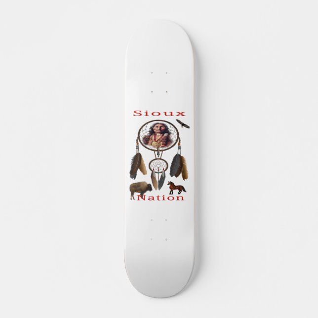 Skateboard Sioux Nation mercnandise (Anverso )