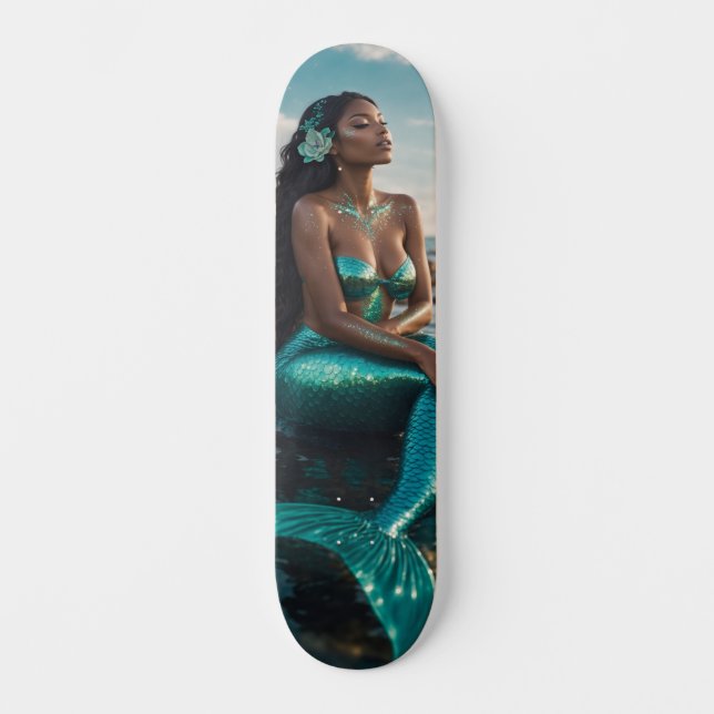Skateboard Sirena Encantadora (Anverso)