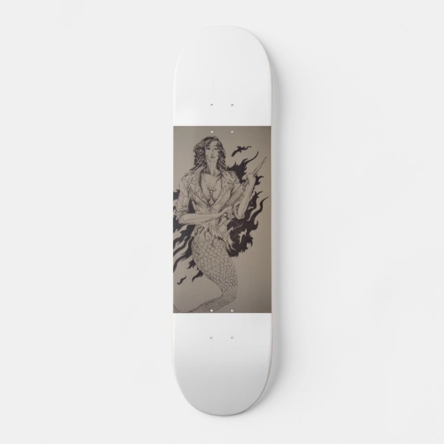 Skateboard sirena militairy (Anverso)