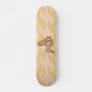Skateboard Sirena sentada