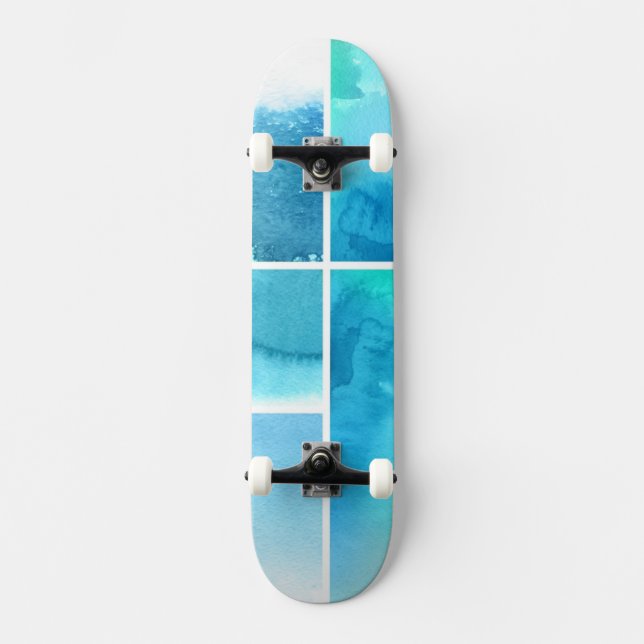 Skateboard Sistema del extracto 2 pintados a mano de la (Anverso)