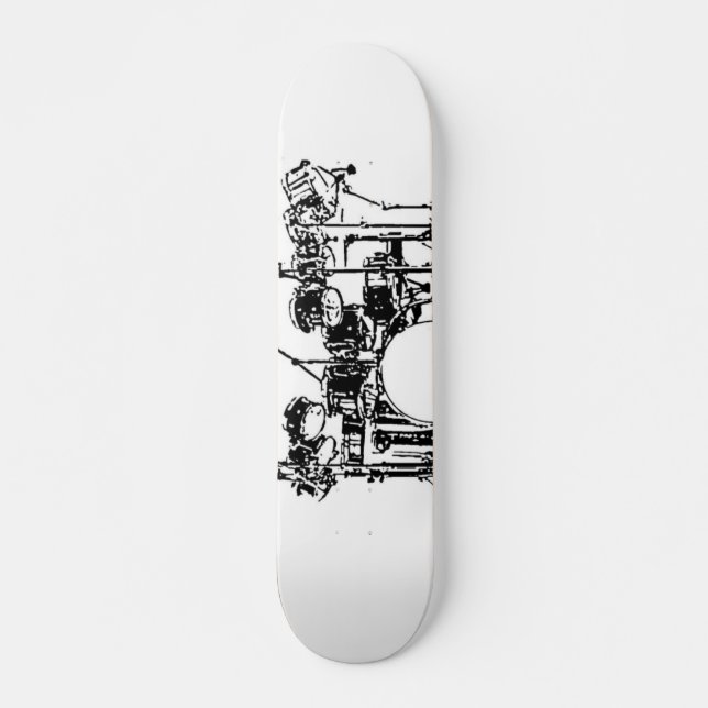 Skateboard Sistema del tambor (Anverso )