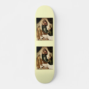 Skateboard "Sistine clásico Madonna" de Raphael (circa 1513)