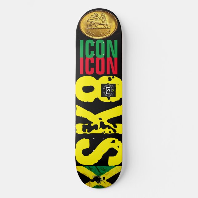 Skateboard SK8 ICON 8 Placa de patinaje de 1/2" (Anverso)
