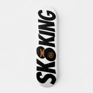 Skateboard SK8 KING OFFICIAL 7 Placa de patinaje de 3/4"
