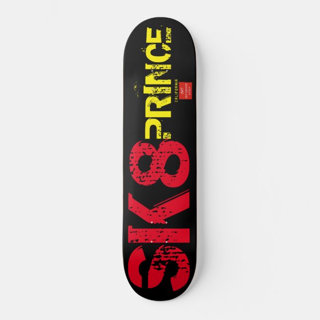 Skateboard SK8 PRINCE (Anverso)