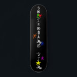 Skateboard "Sk8teboard St*r"<br><div class="desc">El Skateboard "Sk8teboard St*r" es una tabla única para cada Sk8teboard St*r! Los patinadores Zazzle se dividen en 8 estilos diferentes en el arce norteamericano de origen local, y están diseñados con estándares de calidad profesional que resistirán el patinaje más duro! Obtén cinta de agarre gratis con tu primera compra...</div>