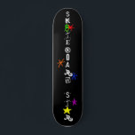 Skateboard "Sk8teboard St*r"<br><div class="desc">El Skateboard "Sk8teboard St*r" es una tabla única para cada Sk8teboard St*r! Los patinadores Zazzle se dividen en 8 estilos diferentes en el arce norteamericano de origen local, y están diseñados con estándares de calidad profesional que resistirán el patinaje más duro! Obtén cinta de agarre gratis con tu primera compra...</div>
