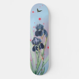 Skateboard Skatboard RED STARS BLUE IRIS