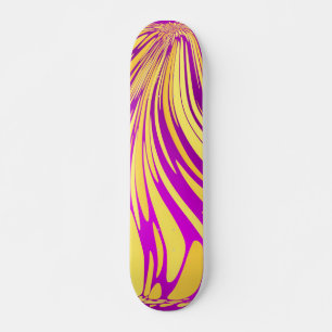 Skateboard skatboard rosa y dorado