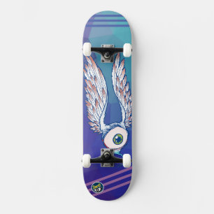 Skateboard Skate Eye con alas