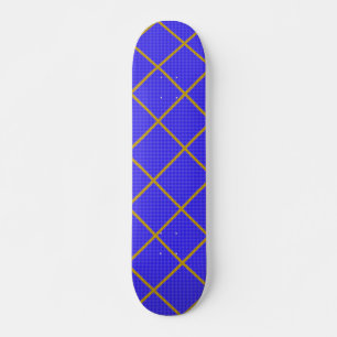 Skateboard Skate Gold y Blue