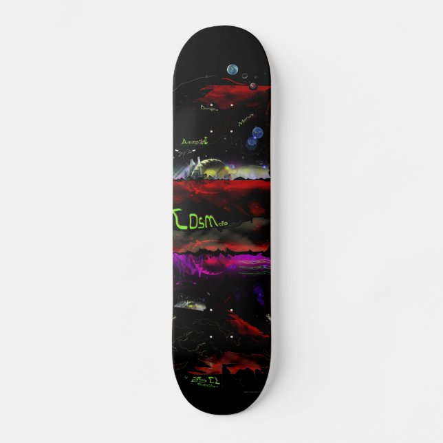 Skateboard skate linea cosmos (Anverso)