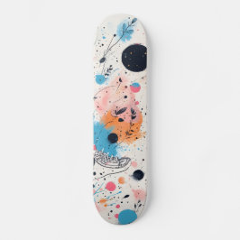 Skateboard Skate to the Future: Neon Pink Edition