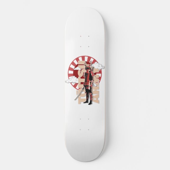 Skateboard Skate Toitsu Army Red Samouraï (Anverso)